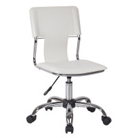 OSP Home Furnishings CRN26-WH Carina Task Chair in White